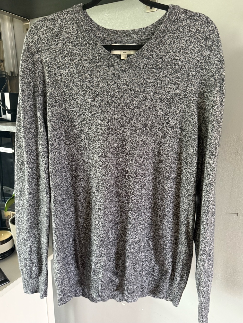 Hawker Rye Men's Gray Heathered Knit Crewneck Pullover Sweater XL
